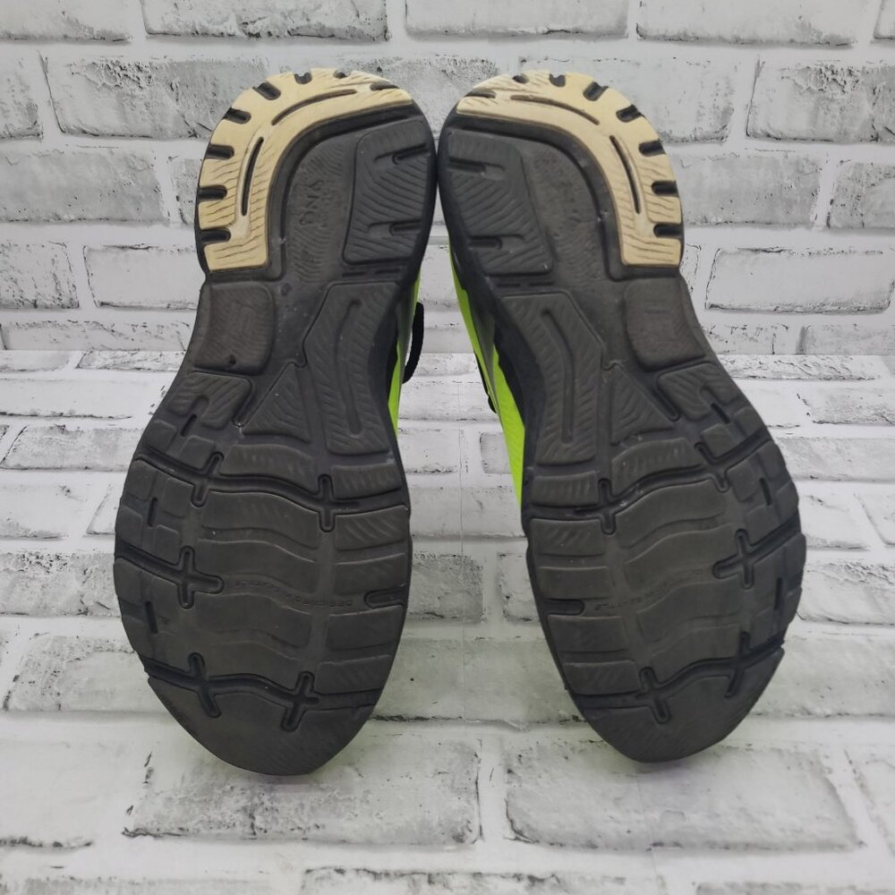 Brooks Ghost 15 Running Shoes Sneakers Neon Yellow Black Men's Size 10.5 - Picture 6 of 8